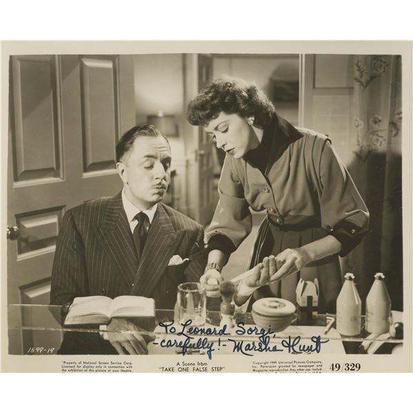 Take One False Step signed movie photo
