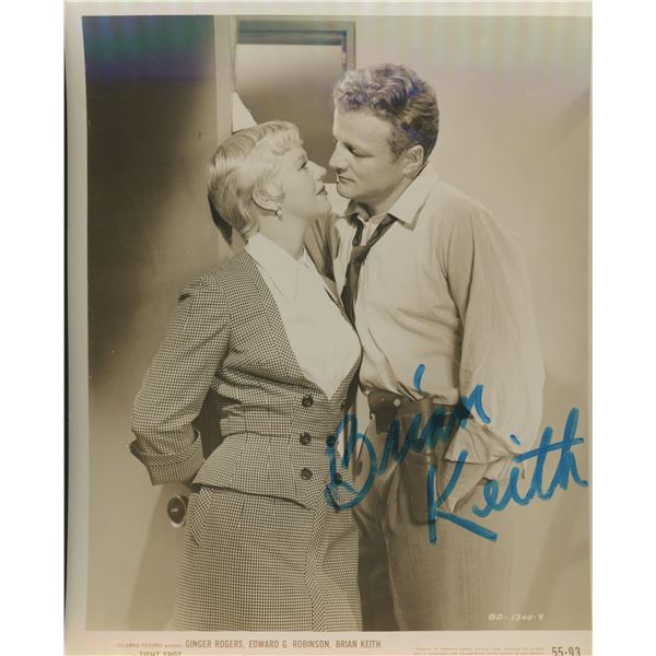 Brian Keith signed "Tight Spot" movie photo