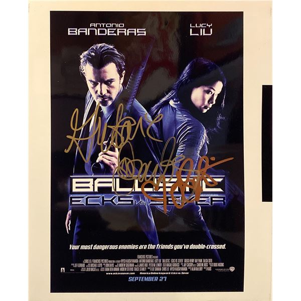 Ballistic: Ecks vs. Sever Lucy Liu and Antonio Banderas signed movie photo