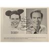 Image 1 : Mouseketeer Bobby Burgess signed photp