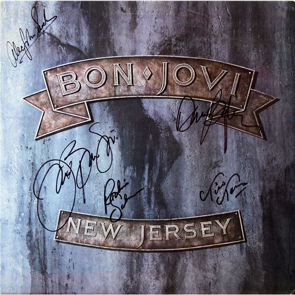 Bon Jovi signed New Jersey album