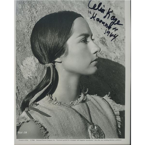 Island of the Blue Dolphins Celia Kaye signed movie photo