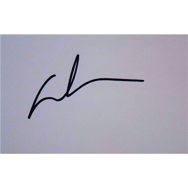 Star Wars George Lucas signature slip