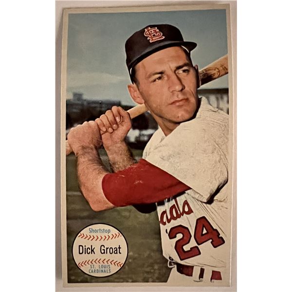 St. Louis Cardinals Dick Groat baseball trading card