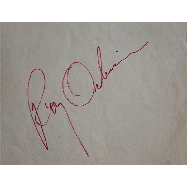 Roy Orbison signature slip