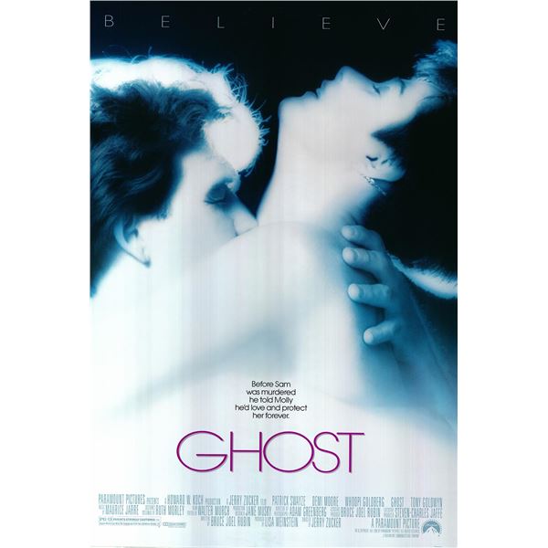 Ghost 1990 original movie poster