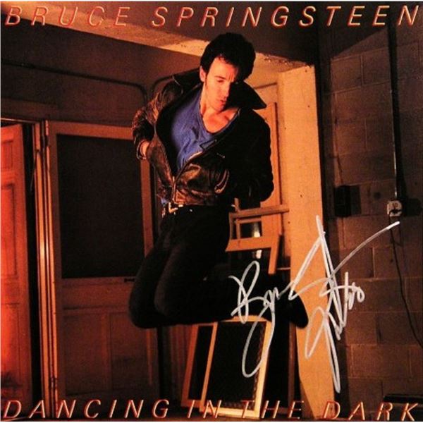 Bruce Springsteen 12 inch signed Dancing In The Dark single album