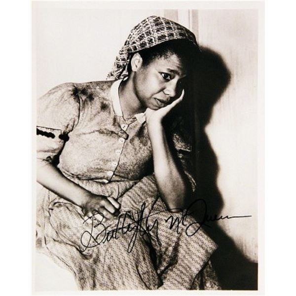 Butterfly McQueen signed portrait photo