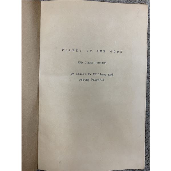Planet Of The Gods & Other Stories vintage hardcover