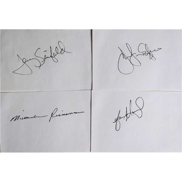 Seinfeld cast signature slips