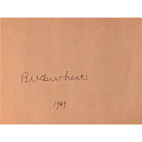 Buckwheat "Our Gang" signature slip