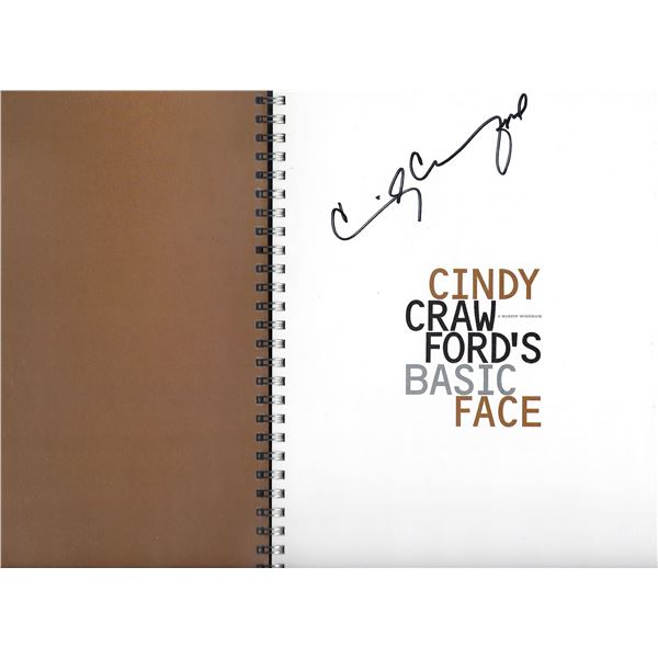 Cindy Crawford signed book