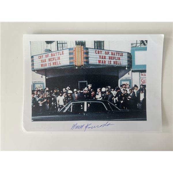 JFK Assassination Warren Burroughs signed photo