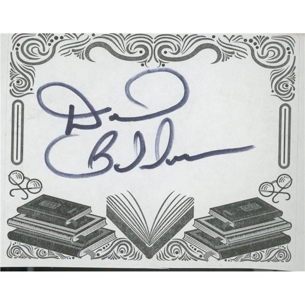David Baldacci signed bookplate