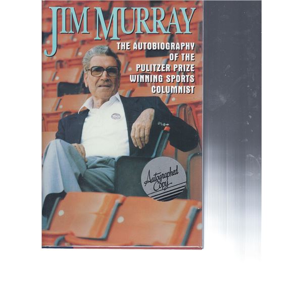 Jim Murray signed autobiography