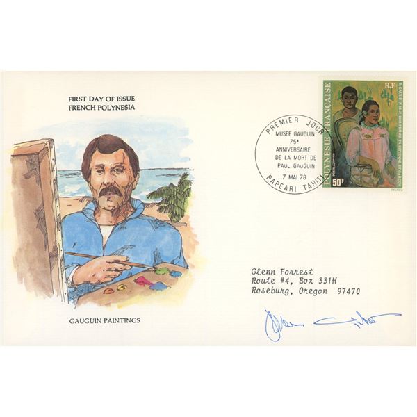 Jamie Wyeth signed first day cover