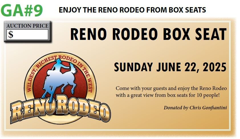 ENJOY THE RENO RODEO FROM BOX SEATS