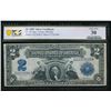 Image 1 : 1899 $2 Mini Porthole Silver Certificate PCGS 30