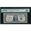 Image 1 : 1935A $1 Experimental S Silver Certificate PMG 65EPQ