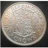 Image 1 : 1944 UK GB GREAT BRITAIN SILVER HALF CROWN COIN BU+