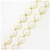Image 5 : Classic 30" Long 8-8.5mm Round Cultured Pearl Single Strand Slip On Necklace