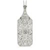 Image 6 : Antique Art Deco Platinum 4.37 ctw Old European Diamond Large Dinner Pendant Cha
