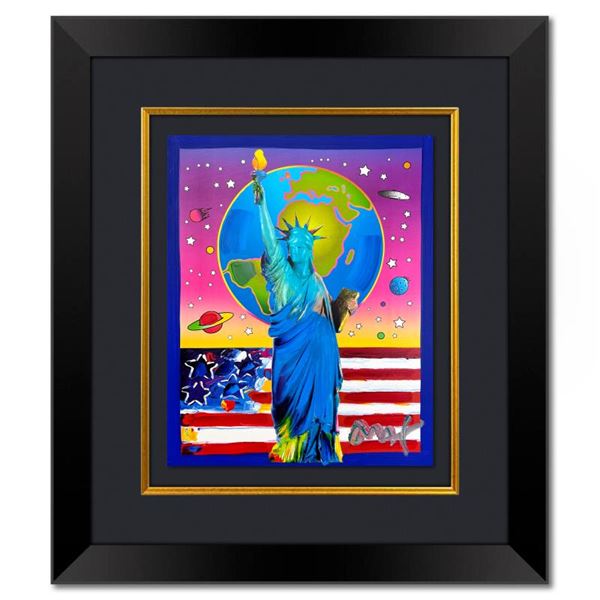 Liberty, Earth and Flag by Peter Max