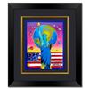Image 1 : Liberty, Earth and Flag by Peter Max