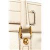 Image 6 : Gucci White Leather Lock Shoulder Bag