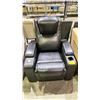 Image 2 : ELECTRIC LEATHER RECLINER WITH INTERIOR OUTLET POWER CORD ONLY (NO RECLINER CORD, UNKNOWN WORKING