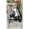 Image 2 : CART OF ASSORTED SHELVING PARTS & PAIR OF SKITS (CART NOT INCLUDED)