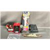 Image 2 : LOT OF ASSORTED ITEMS INCLUDING; STAR WARS PEZ DISPENSER, MODEL BOAT, PANASONIC VOICE RECORDER &