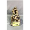 Image 1 : ARTIST SIGNED PLASTER SCULPTURE WITH PAINTED FINISH 10"H