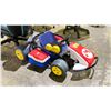Image 2 : MARIO-KART RIDE-ON KIDS CAR (UNKNOWN WORKING CONDITION, MAY BE MISSING PIECES)