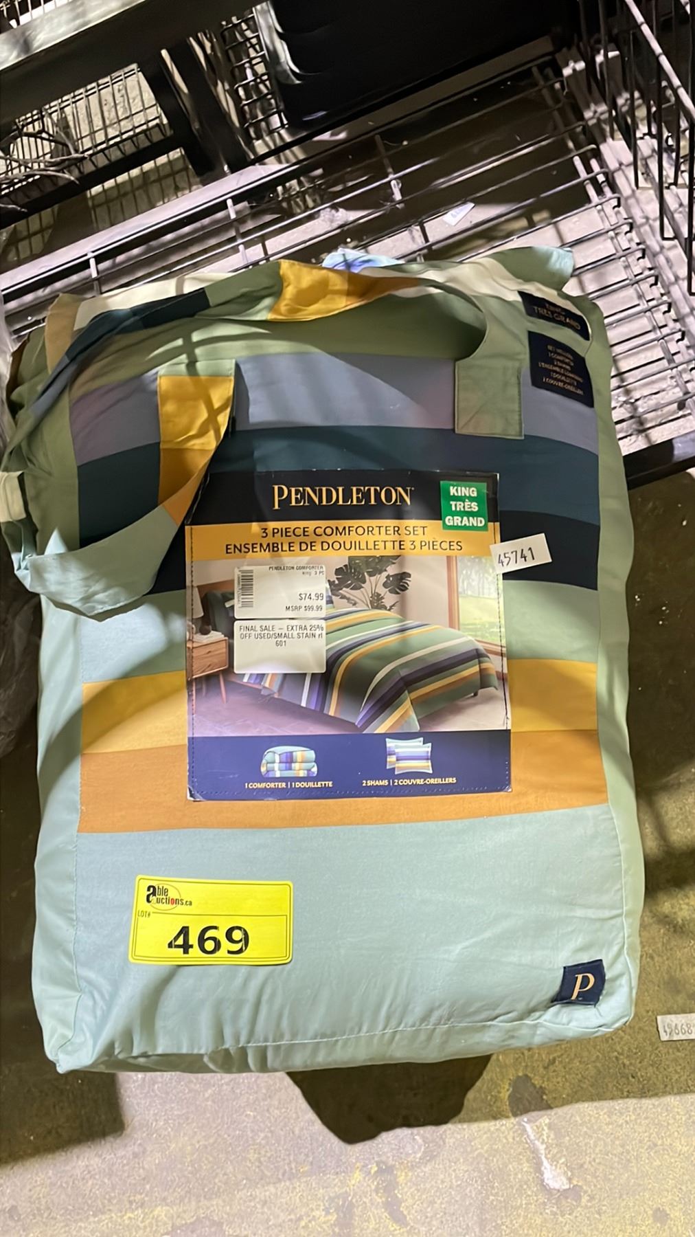 Pendleton King PENDLETON KING SIZE COMFORTER SET (UNKNOWN CONDITION, MAY BE MISSING ...