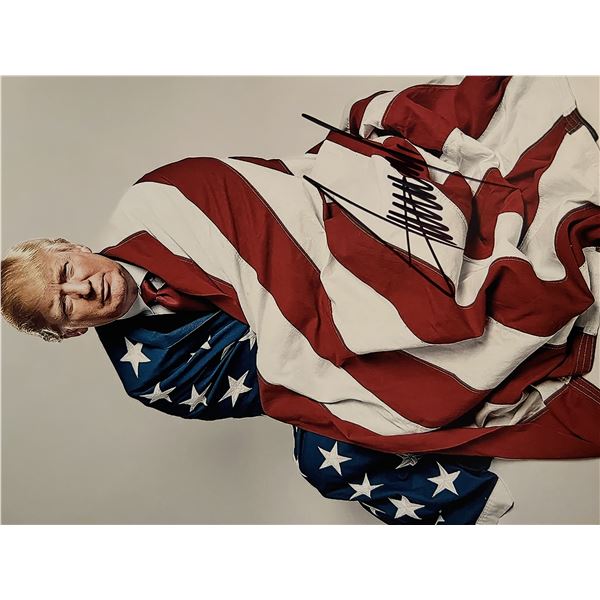 Donald Trump signed photo