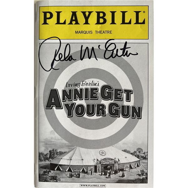 Reba McEntire signed Playbill