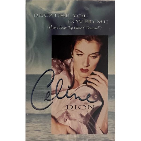 Up Close & Personal Celine Dion Because You Loved Me cassette single