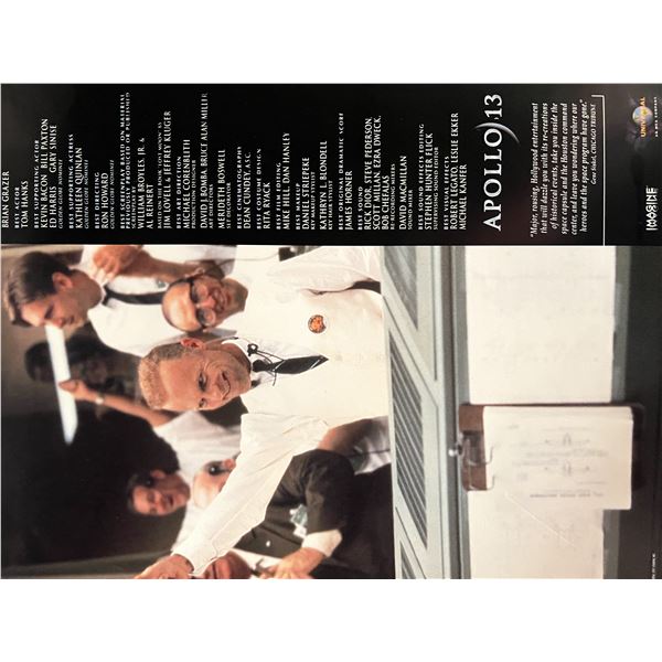Apollo 13 promo sheet