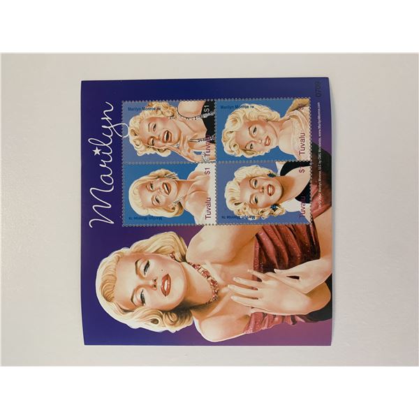 Marilyn Monroe stamp sheet