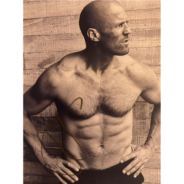 Jason Statham signed photo.