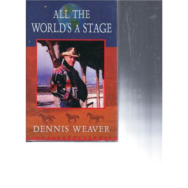 Dennis Weaver signed book