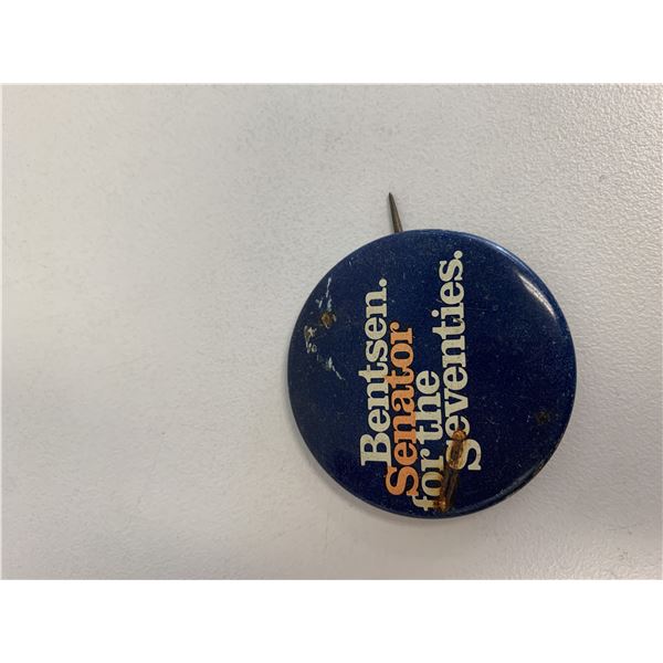 Bensten Senator for the Seventies pin