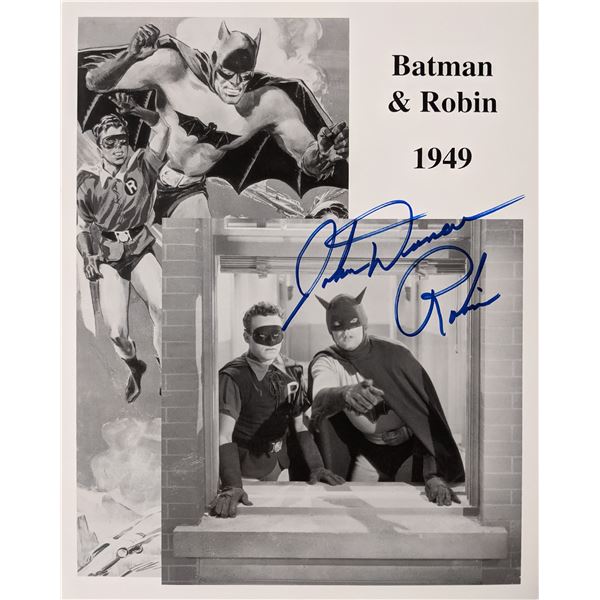Batman and Robin 1949 signed photo