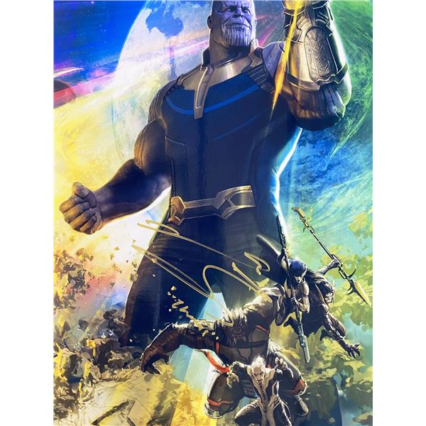 Marvel Thanos Josh Brolin signed photo
