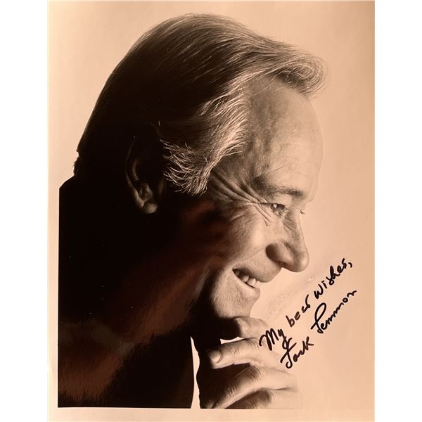 Jack Lemmon signed photo