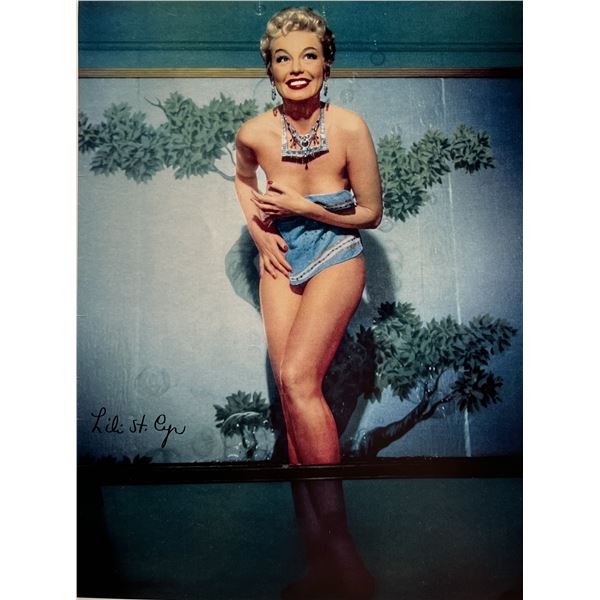 Lily St. Cyr signed photo