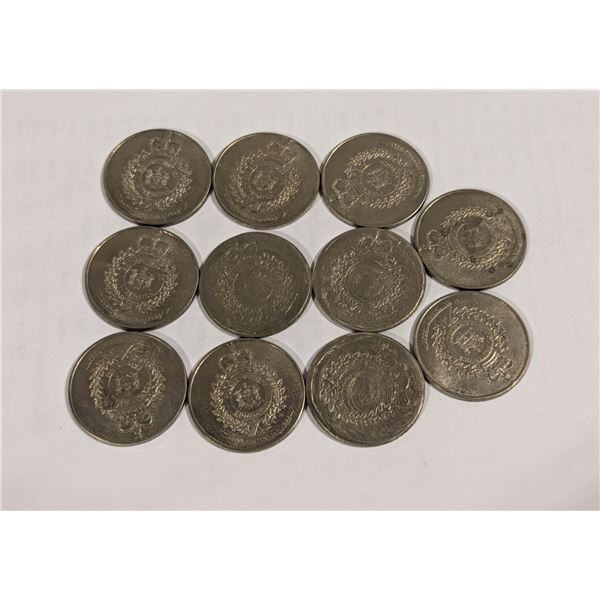 LOT OF 10 CITY OF EDMONTON POLICE COMMEMOREATIVE