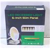 Image 1 : PACK LED RECESSEO LIGHT WITH 6" SLIM PANEL
