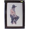 Image 1 : VINTAGE 1978 COORS SNIDOW PRINT 24 INCHES X 34